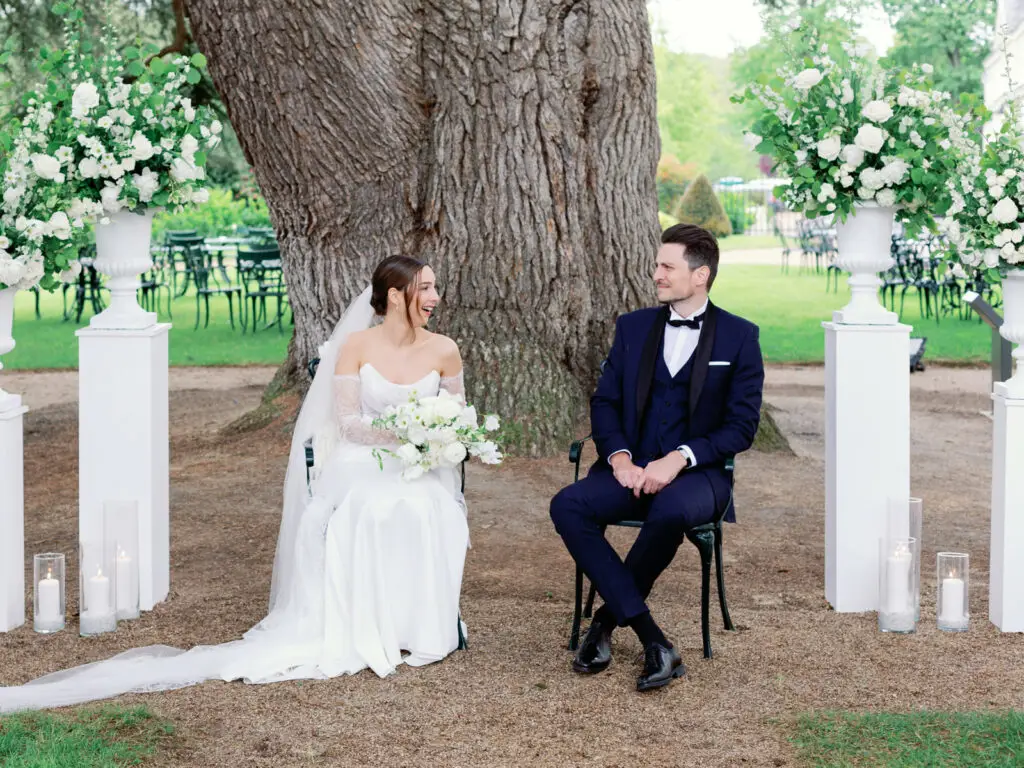 cérémonie mariage touraine château de rochecotte