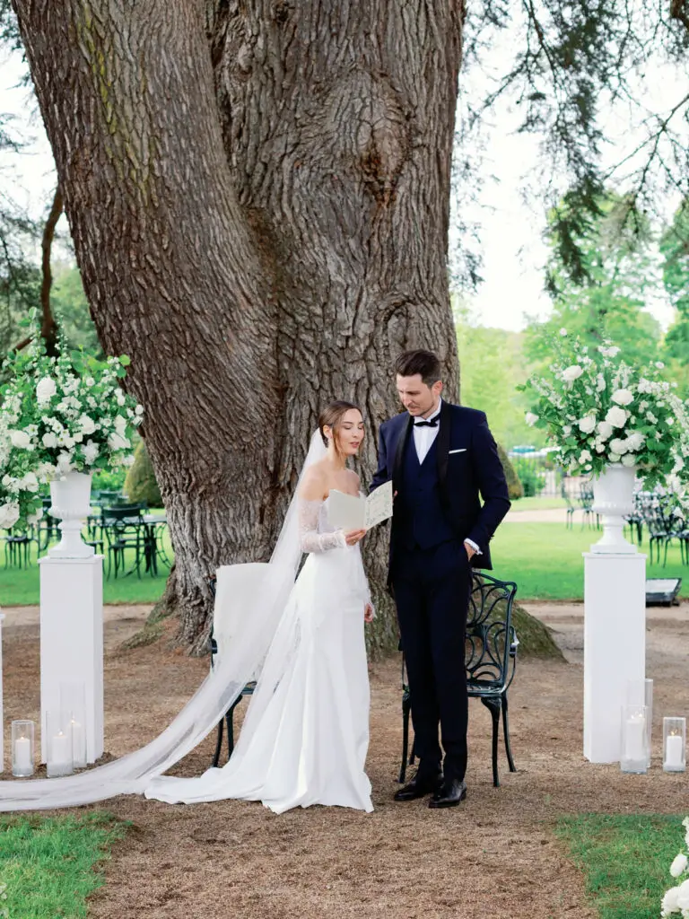 cérémonie mariage touraine château de rochecotte