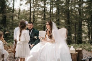 cérémonie de mariage familliale
