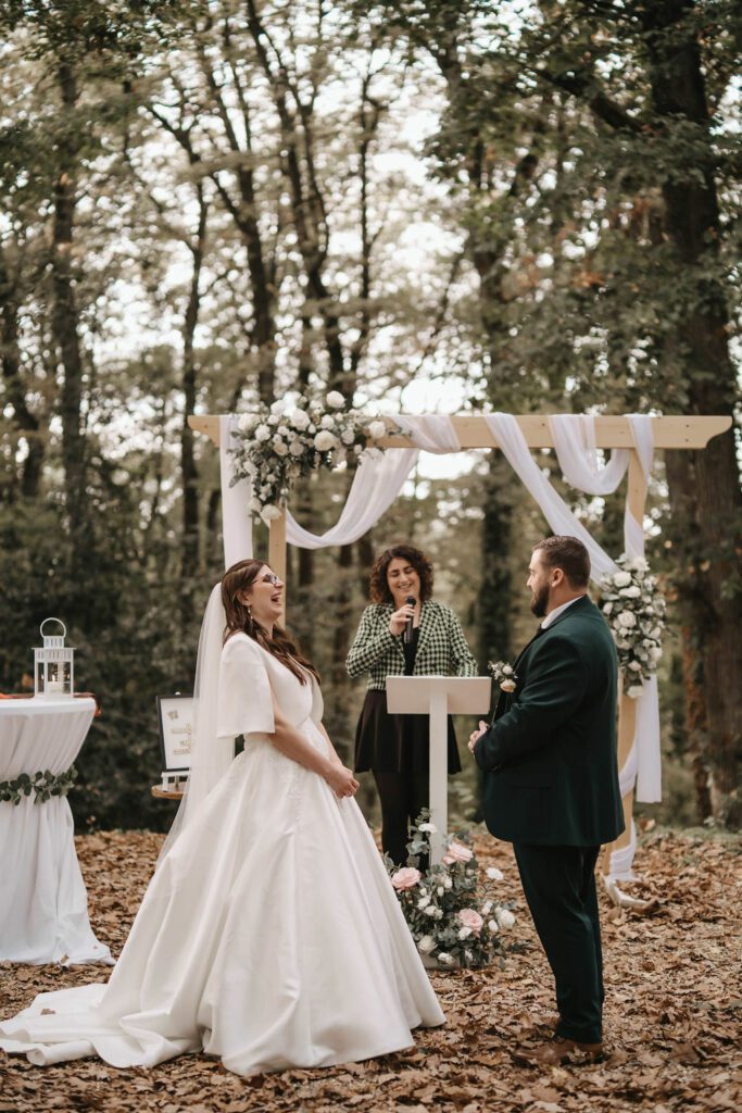 émotions cérémonie de mariage