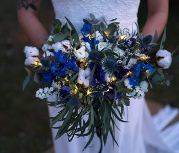 mariage original decoration lumiere etoiles bleu nuit